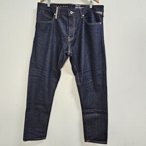 Sean John Mercer Slim Straight Men 36x32 Blue Denim Jeans